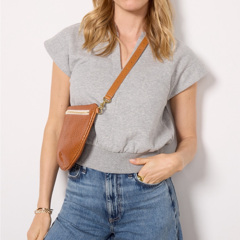Evereve Nikki Short Sleeve Sweatshirt size XS